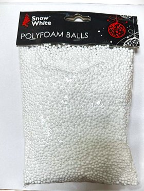 (image for) PMS POLYFOAM BALLS WHITE - MICRO