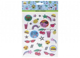 (image for) PMS A5 GIRL THING PUFF STICKER - STD