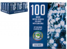 (image for) LED LIGHT IN/D BAT COLD WHITE - 100S