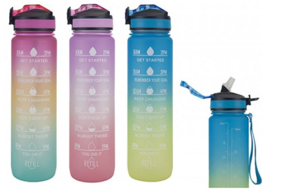 (image for) PMS OMBRE WATER BOTTLE 3ASST