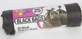 (image for) PMS REFUSE BAGS BLACK 25S - 25S