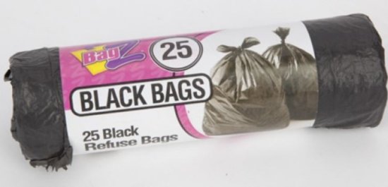 (image for) PMS REFUSE BAGS BLACK 25S - 50L