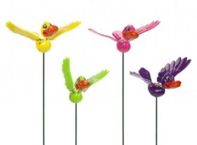 (image for) PMS GARDEN STAKE FLYING DUCKS - STD