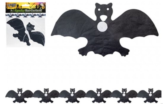 (image for) PMS HWN BAT PAPER GARLAND - 3M