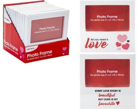 (image for) PMS LOVE PHOTO FRAME 2ASST - 4X6"