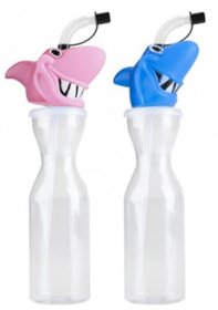 (image for) PMS WATER BOTTLE SHARK 2ASST - 500ML