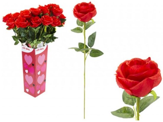 (image for) PMS ARTIFICIAL ROSE RED - STD