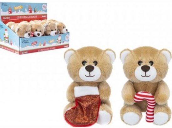 (image for) XMAS SITTING BEAR 2 ASST - 5\"