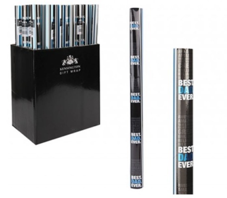 (image for) PMS GIFT WRAP BEST DAD EVER
