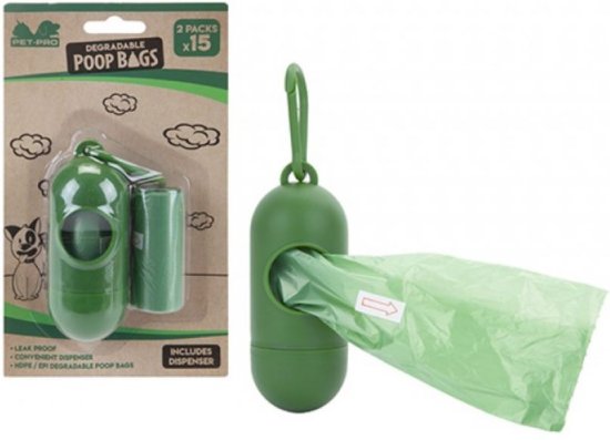 (image for) PMS DOG POOP BAG&DISPEN DEGRAD - 2PX15S