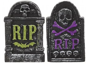 (image for) PMS HWN TOMBSTONE SCARY ASST - 26CM