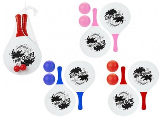 (image for) PMS BEACH BALL SET 2BAT+2BALLS - JUMBO