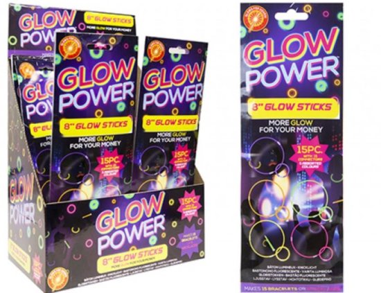 (image for) PMS GLOW STICKS+CONNECT 15S - 8\"