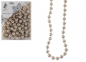 (image for) PMS XMAS BEAD CHAIN CHAMPAGNE - 7MMX8M