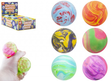 (image for) PMS SQUISHY MARBLE BALL ASST
