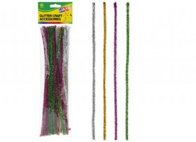 (image for) PMS GLITTER PIPE CLEANER 50PCS - 0.6CM