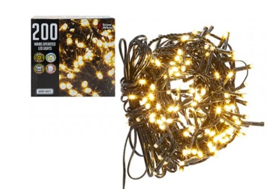 (image for) XMAS LED LIGHT MAINS WARM WHIT - 200S