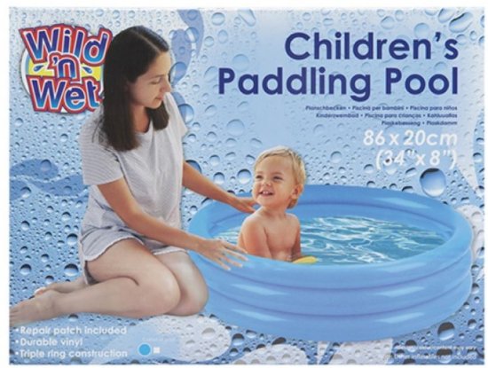 (image for) PMS KIDS PADDLING POOL 3-RING - 34\"X8\"