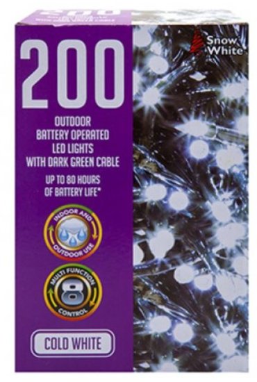 (image for) XMAS LED LIGHT OUTDOORB/OP C/W - 200S