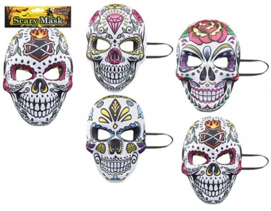 (image for) PMS HWN F/MASK SCARY/SKULL AST - STD