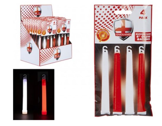 (image for) PMS ENGLAND LIGHT/BATON RED/WH - 4S/6\"