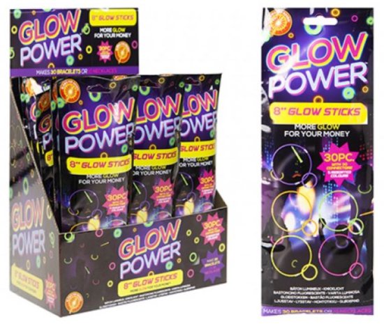 (image for) PMS GLOW STICK+CONNECT 30S - 8\"