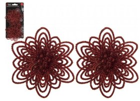 (image for) XMAS FLOWER DECORATION RED - 2S