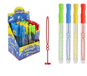 (image for) PMS BUBBLE WAND TUBES 4 ASST - 12"
