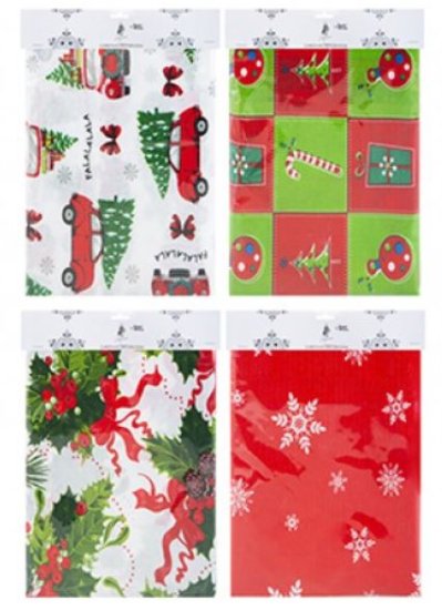 (image for) XMAS TABLE CLOTH ASST - 178CM