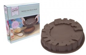 (image for) PMS SILICONE B'DAY CAKE MOULD - 228MM