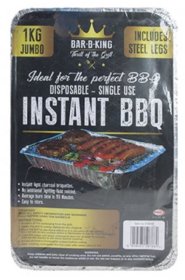 (image for) PMS DISPOSABLE BBQ TRAY+LEG - 1KG