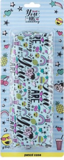 (image for) PMS PENCIL CASE PRINTED GIRL - 21x6