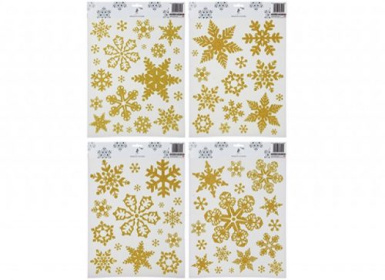 (image for) XMAS STICK SNOWFK GLD ASST