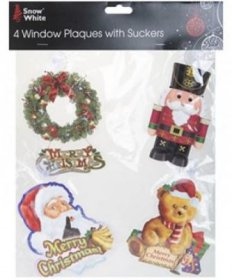 (image for) XMAS WINDOW PLAQUES - 4S