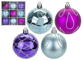 (image for) XMAS LUXURY BAUBLES -9S ASST - 6CM