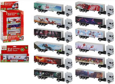 (image for) XMAS ELF DELIVERY TRUCK 12ASST