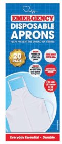 (image for) PMS APRONS POLY DISPOSABLE 20S - ONESIZ