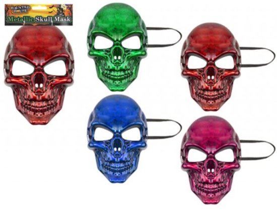 (image for) PMS HWN F/MASK METAL/SKULL AST - STD