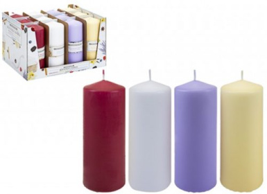 (image for) PMS SCENTED PILLAR CANDLE ASST