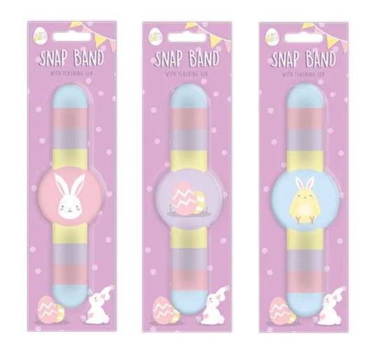 (image for) GEM EASTER LED FLASH SNAP BAND - STD