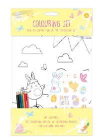 (image for) GEM EASTER COLOURING SET 8S - STD