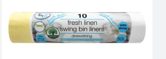 (image for) TIDYZ SWING BIN LINER FRES 10S - 50L