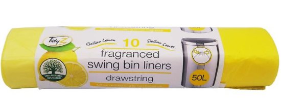 (image for) TIDYZ SWING BIN LINER LEMO 10S - 50L