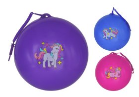 (image for) KT UNICORN BALL WITH KEYRING - 9"