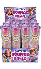 (image for) KT BOUNCY BALLS 5PK WITH ONE LIGHT UP BALL