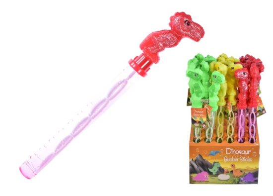 (image for) KT DINOSAUR BUBBLE STICKS ASST - STD