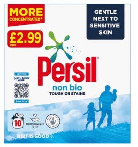 (image for) PERSIL WASHING POWDER NON BIO 10W PM2.99 - 500G