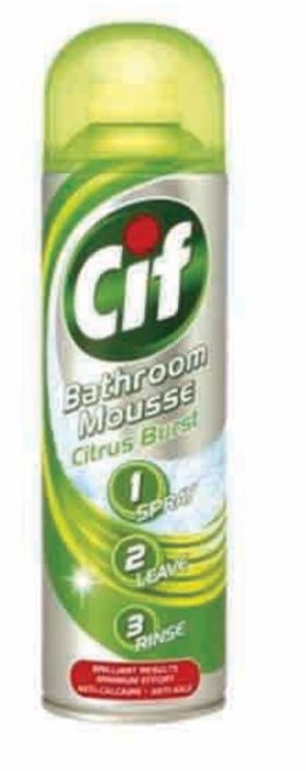 (image for) CIF BATHROOM MOUSSE CITRUS - 500ML