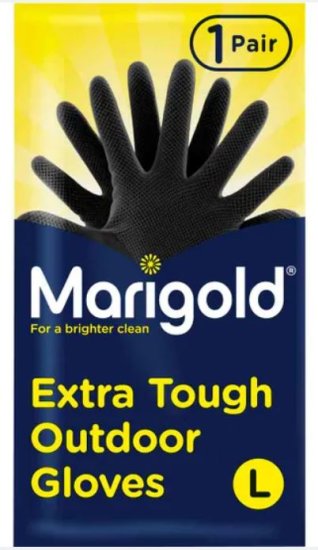 (image for) MARIGOLD GLOVES T/BLACK/ODOOR - LARGE