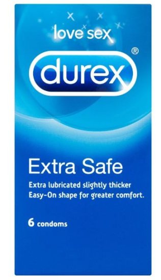 (image for) DUREX EXTRA SAFE BLUE - 6S